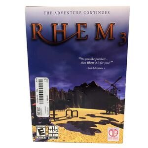 Rhem 3 WIN MAC CD-Rom Puzzle Adventure Software Brand New Sealed 2008 Got Game